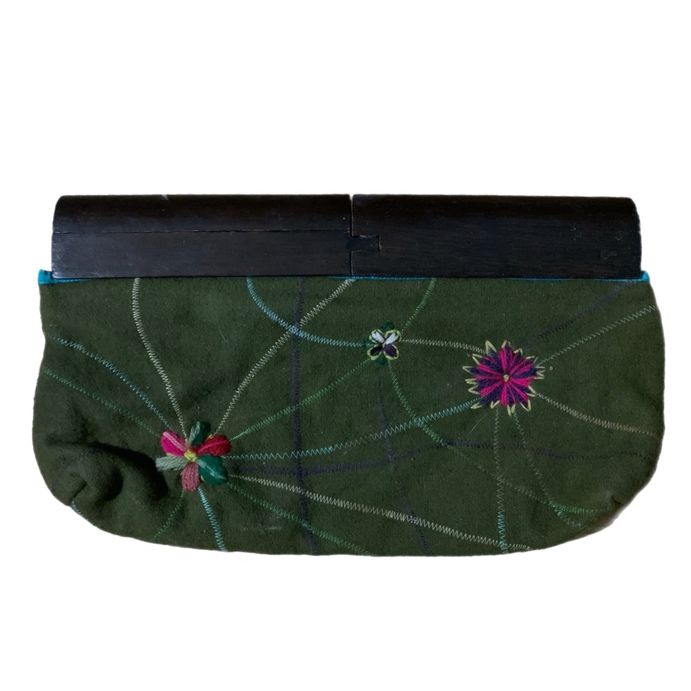 SOLD - Vintage Embroidered Clutch